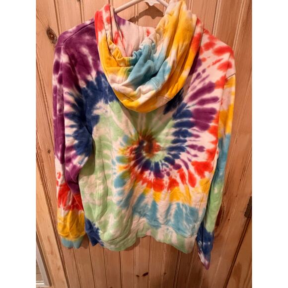 Spiritual gangster, tie-dye, peloton hoodie, oversized small - Picture 6 of 6